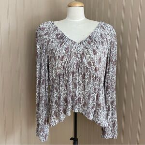 Reitmans Gorgeous Flowy Floral Blouse Top Women’s Size XXL